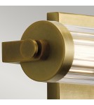 Kinkiety łazienkowe - Quintiesse Kinkiet Azores - 2 źródła światła - Naturalny mosiądz IP44 Elstead Lighting QN-AZORES2-NBR - product 2