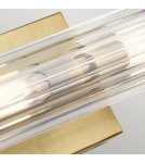 Kinkiety łazienkowe - Quintiesse Kinkiet Azores - 2 źródła światła - Naturalny mosiądz IP44 Elstead Lighting QN-AZORES2-NBR - product 3