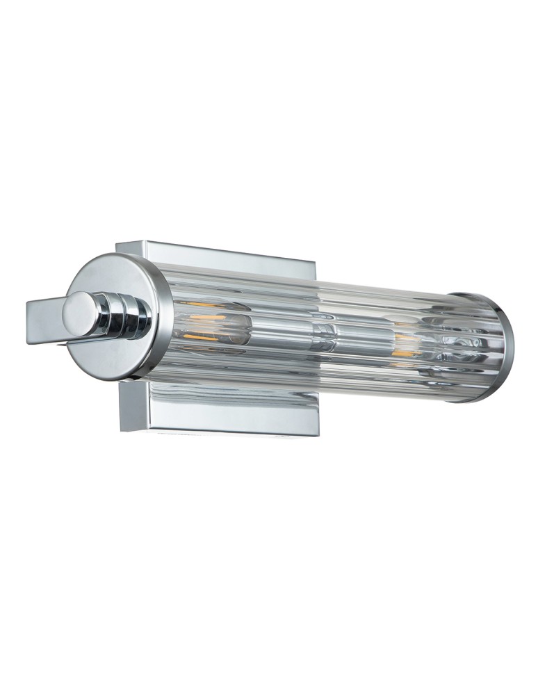 Quintiesse Kinkiet Azores - 2 źródła światła - Polerowany chrom IP44 Elstead Lighting QN-AZORES2-PC Quintiesse Kinkiet Azores - 2 źródła światła - Polerowany chrom IP44 Elstead Lighting QN-AZORES2-PC