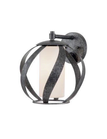 Quintiesse Latarnia naścienna Blacksmith - 1 źródło światła IP44 Elstead Lighting QN-BLACKSMITH1-OBK