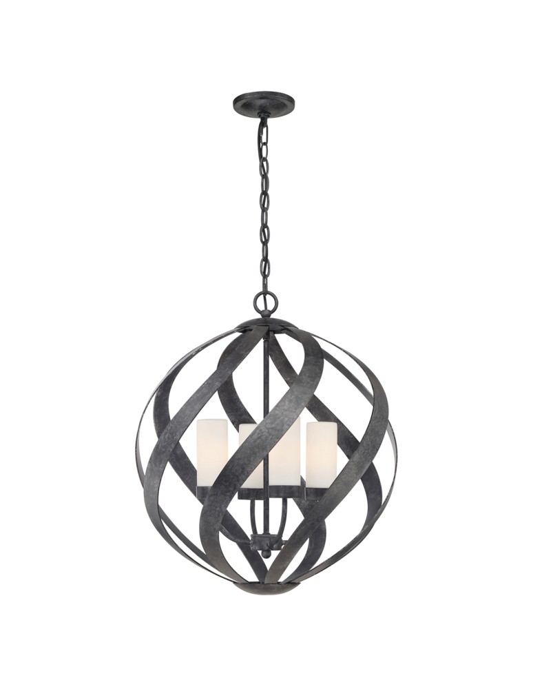 Quintiesse Latarnia wisząca Blacksmith - 4 źródła światła IP44 Elstead Lighting QN-BLACKSMITH-4P-OBK Quintiesse Latarnia wisząca Blacksmith - 4 źródła światła IP44 Elstead Lighting QN-BLACKSMITH-4P-OBK