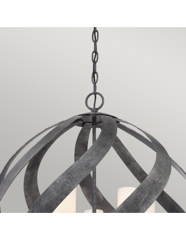 Quintiesse Latarnia wisząca Blacksmith - 5 źródeł światła IP44 Elstead Lighting QN-BLACKSMITH-5P-OBK - produkt 2