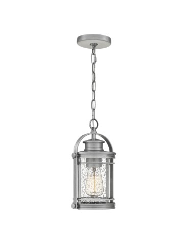 Quintiesse Mała latarnia wisząca Booker - 1 źródło światła IP44 Elstead Lighting QN-BOOKER8-S-IA