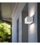Kinkiety zewnętrzne - Lutec GEMINI Ścienna LED Biały mat 5189102032 - produkt 2