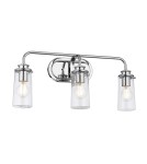 Quintiesse Kinkiet Braelyn - 3 źródła światła - Polerowany chrom IP44 Elstead Lighting QN-BRAELYN3-PC Quintiesse Kinkiet Braelyn - 3 źródła światła - Polerowany chrom IP44 Elstead Lighting QN-BRAELYN3-PC