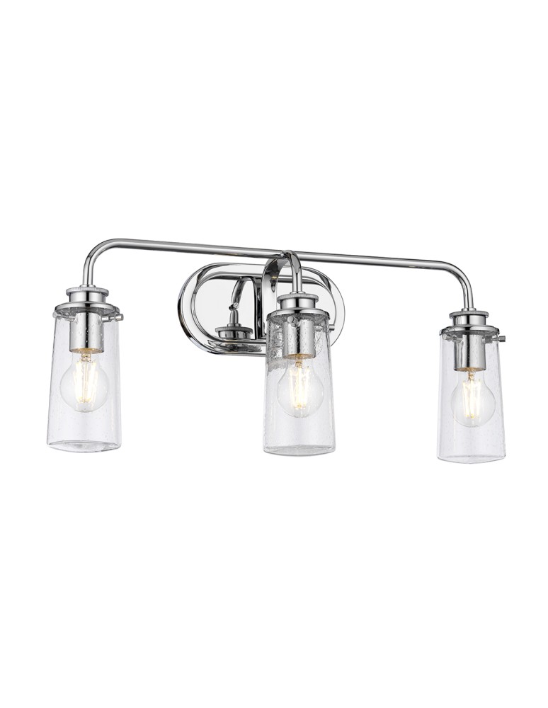Quintiesse Kinkiet Braelyn - 3 źródła światła - Polerowany chrom IP44 Elstead Lighting QN-BRAELYN3-PC Quintiesse Kinkiet Braelyn - 3 źródła światła - Polerowany chrom IP44 Elstead Lighting QN-BRAELYN3-PC