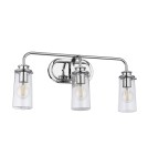 Quintiesse Kinkiet Braelyn - 3 źródła światła - Polerowany chrom IP44 Elstead Lighting QN-BRAELYN3-PC Quintiesse Kinkiet Braelyn - 3 źródła światła - Polerowany chrom IP44 Elstead Lighting QN-BRAELYN3-PC