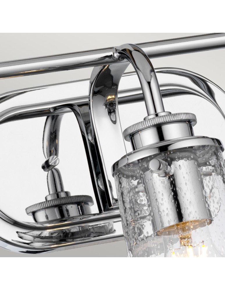 Quintiesse Kinkiet Braelyn - 3 źródła światła - Polerowany chrom IP44 Elstead Lighting QN-BRAELYN3-PC Quintiesse Kinkiet Braelyn - 3 źródła światła - Polerowany chrom IP44 Elstead Lighting QN-BRAELYN3-PC