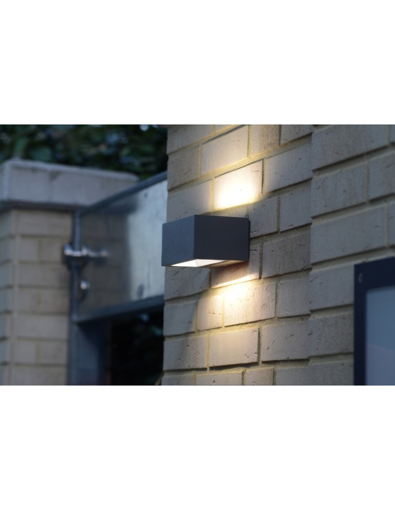 Lutec GEMINI Ścienna LED Antracyt 5189113118