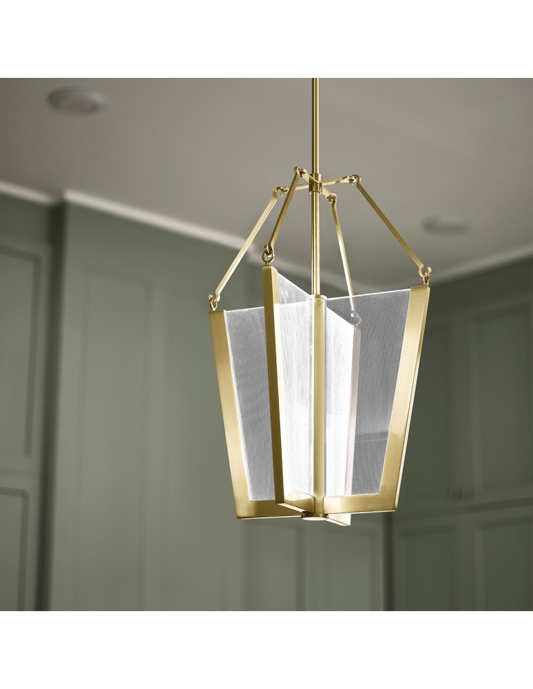 Quintiesse Średnia lampa wisząca LED Calters Elstead Lighting QN-CALTERS-P-M-CG Quintiesse Średnia lampa wisząca LED Calters Elstead Lighting QN-CALTERS-P-M-CG