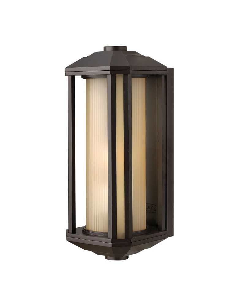 Quintiesse Średnia latarnia naścienna Castelle - 1 źródło światła - Brązowa IP44 Elstead Lighting QN-CASTELLE-M-BZ