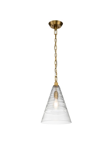 Quintiesse Lampa wisząca Elmore - 1 źródło światła - Oksydowany mosiądz Elstead Lighting QN-ELMORE-P-BBS