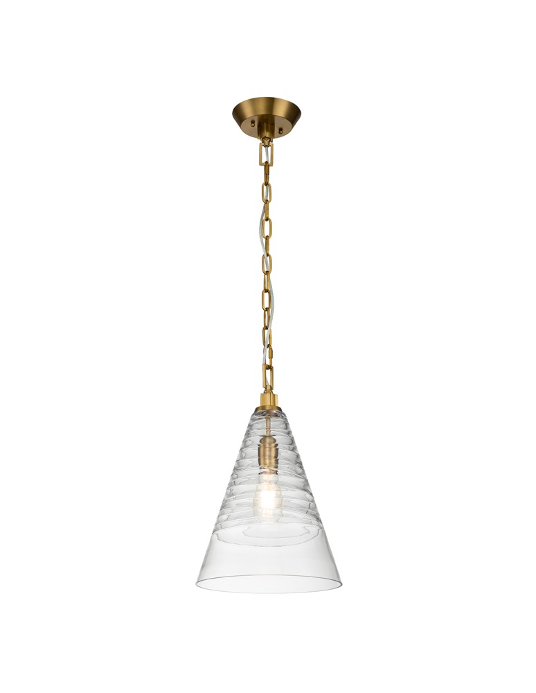 Quintiesse Lampa wisząca Elmore - 1 źródło światła - Oksydowany mosiądz Elstead Lighting QN-ELMORE-P-BBS Quintiesse Lampa wisząca Elmore - 1 źródło światła - Oksydowany mosiądz Elstead Lighting QN-ELMORE-P-BBS