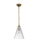 Quintiesse Lampa wisząca Elmore - 1 źródło światła - Oksydowany mosiądz Elstead Lighting QN-ELMORE-P-BBS Quintiesse Lampa wisząca Elmore - 1 źródło światła - Oksydowany mosiądz Elstead Lighting QN-ELMORE-P-BBS