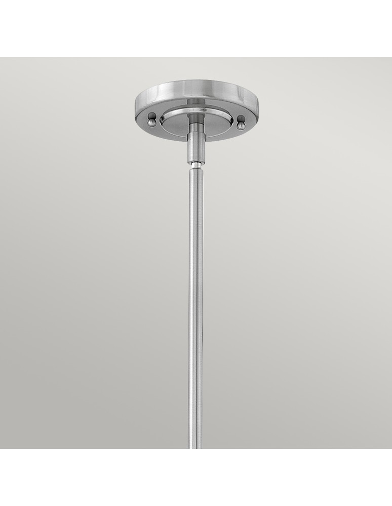 Quintiesse Lampa wisząca Elroy - 1 źródło światła - Szczotkowany nikiel Elstead Lighting QN-ELROY-BN Quintiesse Lampa wisząca Elroy - 1 źródło światła - Szczotkowany nikiel Elstead Lighting QN-ELROY-BN