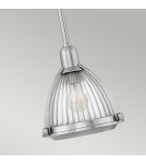 Quintiesse Lampa wisząca Elroy - 1 źródło światła - Szczotkowany nikiel Elstead Lighting QN-ELROY-BN Quintiesse Lampa wisząca Elroy - 1 źródło światła - Szczotkowany nikiel Elstead Lighting QN-ELROY-BN