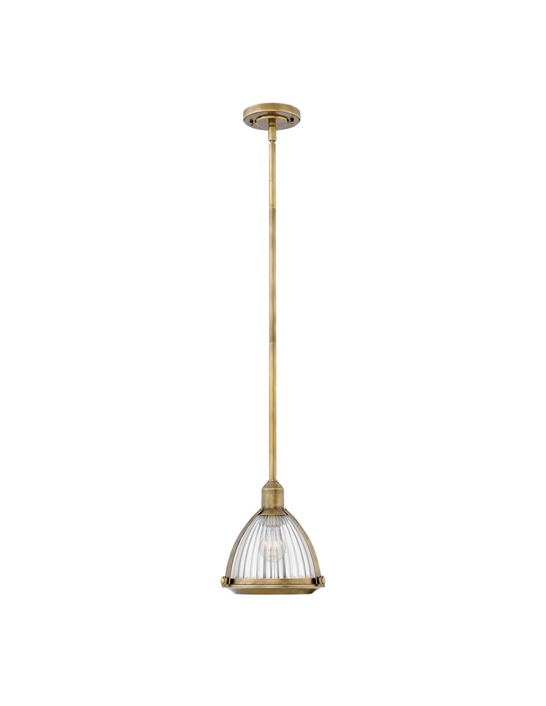 Quintiesse Lampa wisząca Elroy - 1 źródło światła - Stary mosiądz Elstead Lighting QN-ELROY-HB Quintiesse Lampa wisząca Elroy - 1 źródło światła - Stary mosiądz Elstead Lighting QN-ELROY-HB