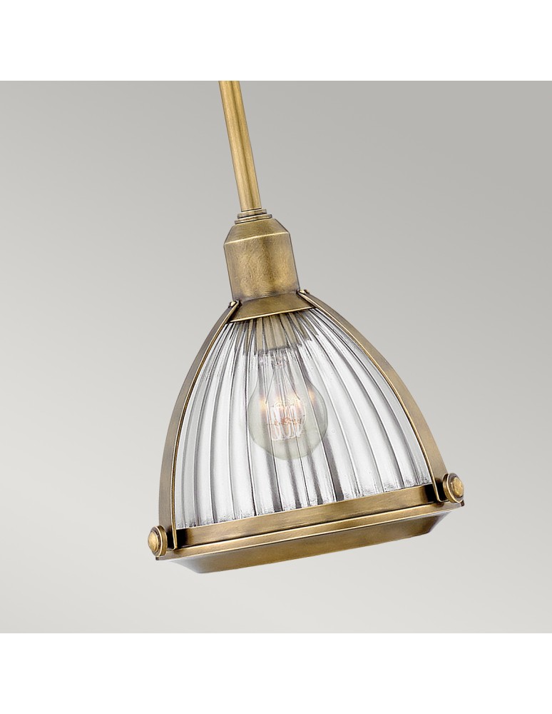 Quintiesse Lampa wisząca Elroy - 1 źródło światła - Stary mosiądz Elstead Lighting QN-ELROY-HB Quintiesse Lampa wisząca Elroy - 1 źródło światła - Stary mosiądz Elstead Lighting QN-ELROY-HB