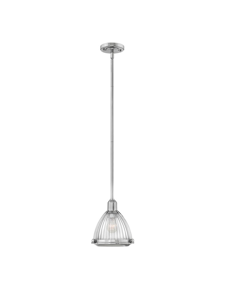 Quintiesse Lampa wisząca Elroy - 1 źródło światła - Polerowany nikiel Elstead Lighting QN-ELROY-PN