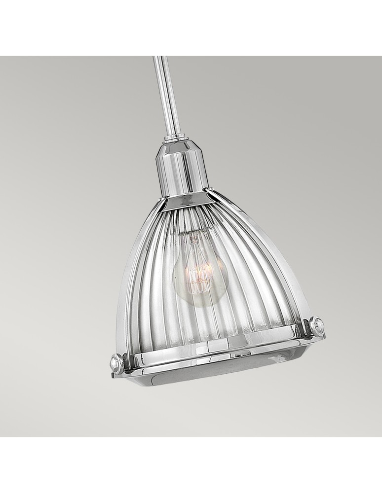 Quintiesse Lampa wisząca Elroy - 1 źródło światła - Polerowany nikiel Elstead Lighting QN-ELROY-PN