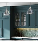 Lampy wiszące - Quintiesse Lampa wisząca Elroy - 1 źródło światła - Polerowany nikiel Elstead Lighting QN-ELROY-PN - product 5