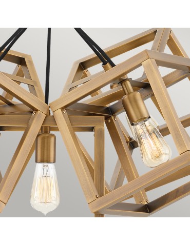 Quintiesse Latarnia wisząca Ensemble - 5 źródeł światła - Szczotkowany brąz Elstead Lighting QN-ENSEMBLE5P-BB - produkt 2