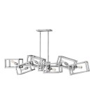 Lampy wiszące - Quintiesse Lampa wisząca Ensemble - 6 źródeł światła - Polerowany nikiel Elstead Lighting QN-ENSEMBLE6-PN - product 1