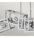 Lampy wiszące - Quintiesse Lampa wisząca Ensemble - 6 źródeł światła - Polerowany nikiel Elstead Lighting QN-ENSEMBLE6-PN - product 3
