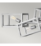 Lampy wiszące - Quintiesse Lampa wisząca Ensemble - 6 źródeł światła - Polerowany nikiel Elstead Lighting QN-ENSEMBLE6-PN - product 5