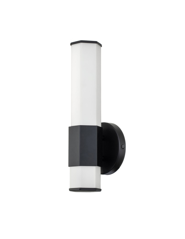 Quintiesse Kinkiet LED Facet - - Matowa czerń IP44 Elstead Lighting QN-FACET-LED1-BK-BATH Quintiesse Kinkiet LED Facet - - Matowa czerń IP44 Elstead Lighting QN-FACET-LED1-BK-BATH