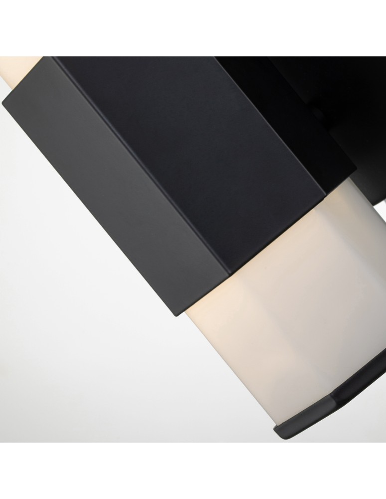 Quintiesse Kinkiet LED Facet - - Matowa czerń IP44 Elstead Lighting QN-FACET-LED1-BK-BATH Quintiesse Kinkiet LED Facet - - Matowa czerń IP44 Elstead Lighting QN-FACET-LED1-BK-BATH