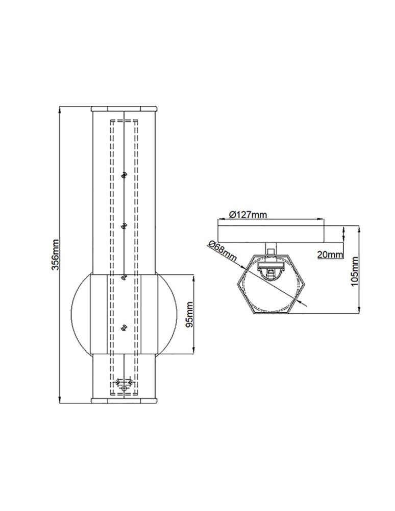 Quintiesse Kinkiet LED Facet - - Polerowany chrom IP44 Elstead Lighting QN-FACET-LED1-PC-BATH Quintiesse Kinkiet LED Facet - - Polerowany chrom IP44 Elstead Lighting QN-FACET-LED1-PC-BATH