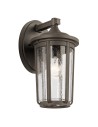 Quintiesse Duża latarnia naścienna Fairfield - 1 źródło światła - Stary brąz IP44 Elstead Lighting QN-FAIRFIELD-L-OZ