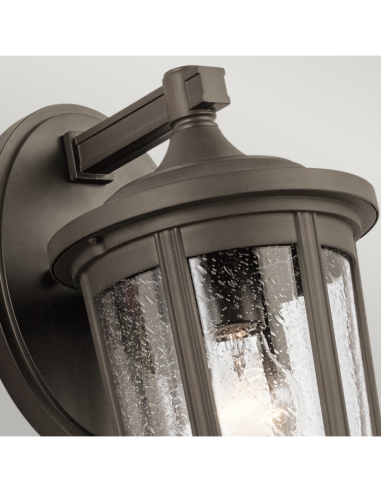 Quintiesse Duża latarnia naścienna Fairfield - 1 źródło światła - Stary brąz IP44 Elstead Lighting QN-FAIRFIELD-L-OZ Quintiesse Duża latarnia naścienna Fairfield - 1 źródło światła - Stary brąz IP44 Elstead Lighting QN-FAIRFIELD-L-OZ