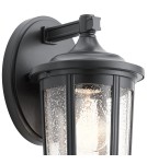 Quintiesse Średnia latarnia naścienna Fairfield - 1 źródło światła - Czarna IP44 Elstead Lighting QN-FAIRFIELD-M-BK Quintiesse Średnia latarnia naścienna Fairfield - 1 źródło światła - Czarna IP44 Elstead Lighting QN-FAIRFIELD-M-BK