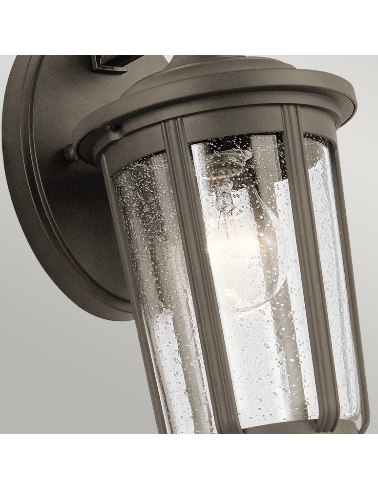 Quintiesse Średnia latarnia naścienna Fairfield - 1 źródło światła - Stary brąz IP44 Elstead Lighting QN-FAIRFIELD-M-OZ Quintiesse Średnia latarnia naścienna Fairfield - 1 źródło światła - Stary brąz IP44 Elstead Lighting QN-FAIRFIELD-M-OZ