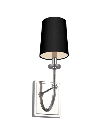 Quintiesse Kinkiet Felixstowe - 1 źródło światła - Czarny abażur IP44 Elstead Lighting QN-FELIXSTOWE1-A
