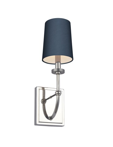 Quintiesse Kinkiet Felixstowe - 1 źródło światła - Niebieski abażur IP44 Elstead Lighting QN-FELIXSTOWE1-B