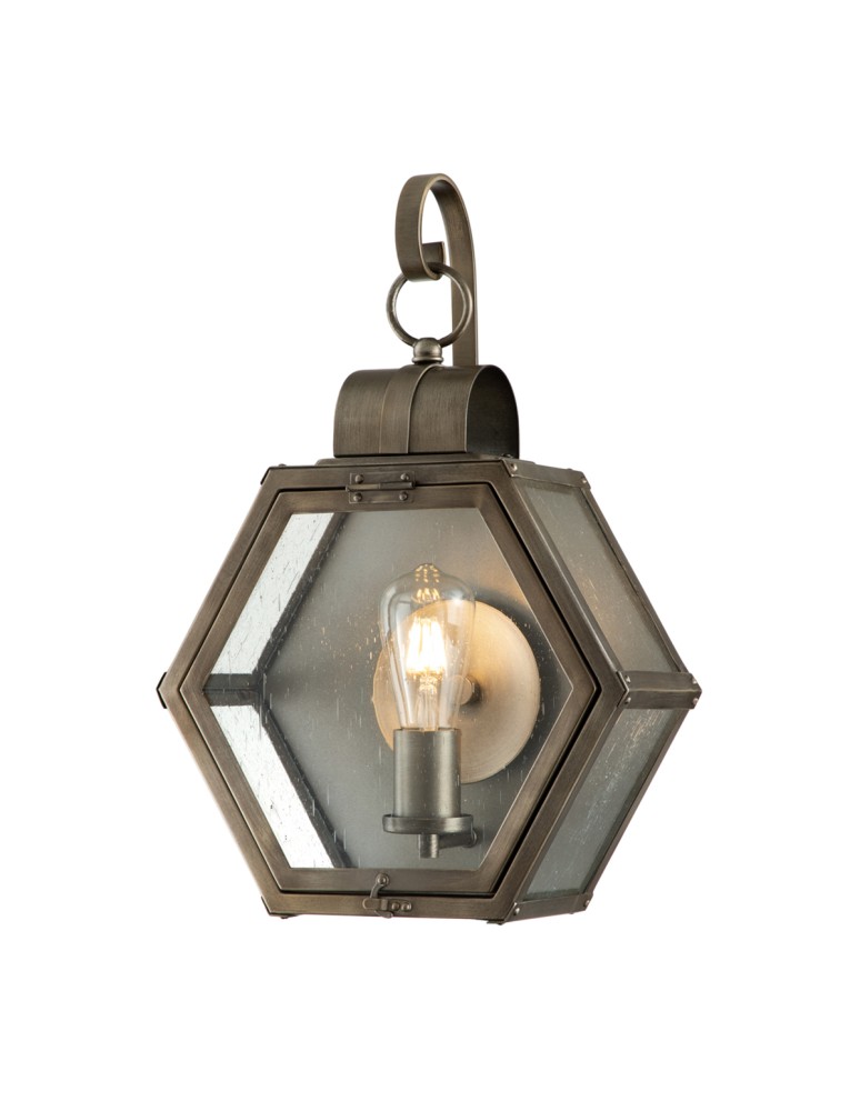 Quintiesse Średnia latarnia naścienna Heath - 1 źródło światła - Oksydowany brąz IP44 Elstead Lighting QN-HEATH-M-BU Quintiesse Średnia latarnia naścienna Heath - 1 źródło światła - Oksydowany brąz IP44 Elstead Lighting QN-HEATH-M-BU