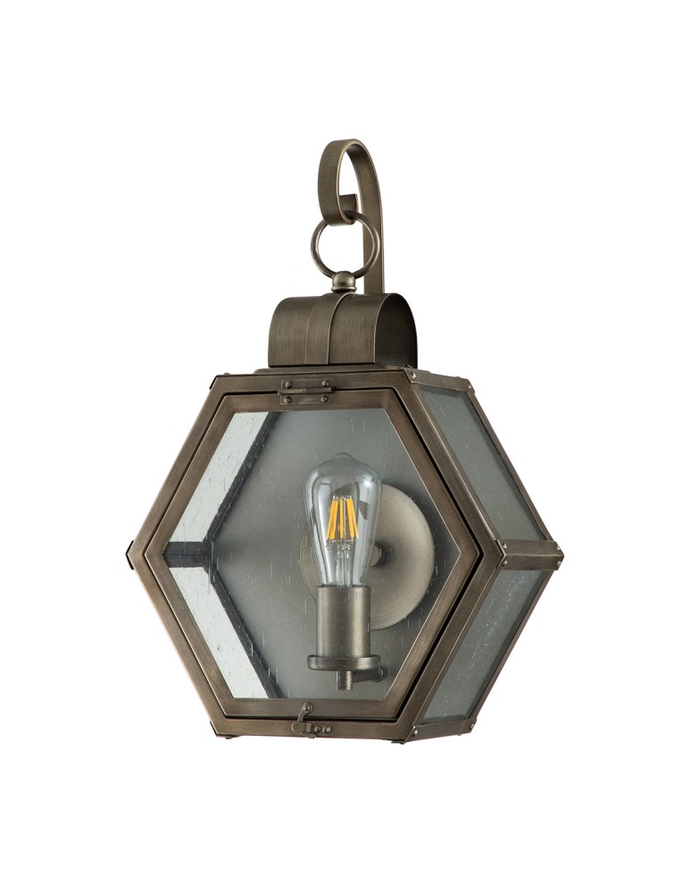 Quintiesse Średnia latarnia naścienna Heath - 1 źródło światła - Oksydowany brąz IP44 Elstead Lighting QN-HEATH-M-BU Quintiesse Średnia latarnia naścienna Heath - 1 źródło światła - Oksydowany brąz IP44 Elstead Lighting QN-HEATH-M-BU