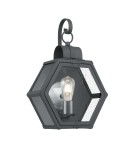 Quintiesse Średnia latarnia naścienna Heath - 1 źródło światła - Cętkowana czerń IP44 Elstead Lighting QN-HEATH-M-MB Quintiesse Średnia latarnia naścienna Heath - 1 źródło światła - Cętkowana czerń IP44 Elstead Lighting QN-HEATH-M-MB