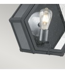 Quintiesse Średnia latarnia naścienna Heath - 1 źródło światła - Cętkowana czerń IP44 Elstead Lighting QN-HEATH-M-MB Quintiesse Średnia latarnia naścienna Heath - 1 źródło światła - Cętkowana czerń IP44 Elstead Lighting QN-HEATH-M-MB