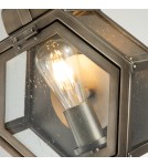 Quintiesse Mała latarnia naścienna Heath - 1 źródło światła - Oksydowany brąz IP44 Elstead Lighting QN-HEATH-S-BU Quintiesse Mała latarnia naścienna Heath - 1 źródło światła - Oksydowany brąz IP44 Elstead Lighting QN-HEATH-S-BU