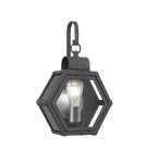 Quintiesse Mała latarnia naścienna Heath - 1 źródło światła - Cętkowana czerń IP44 Elstead Lighting QN-HEATH-S-MB Quintiesse Mała latarnia naścienna Heath - 1 źródło światła - Cętkowana czerń IP44 Elstead Lighting QN-HEATH-S-MB