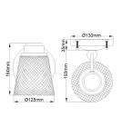 Kinkiety łazienkowe - Quintiesse Kinkiet Hudson - 1 źródło światła IP44 Elstead Lighting QN-HUDSON1-BATH - product 5