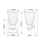 Quintiesse Kinkiet LED Kayva IP44 Elstead Lighting QN-KAYVA1-PN Quintiesse Kinkiet LED Kayva IP44 Elstead Lighting QN-KAYVA1-PN
