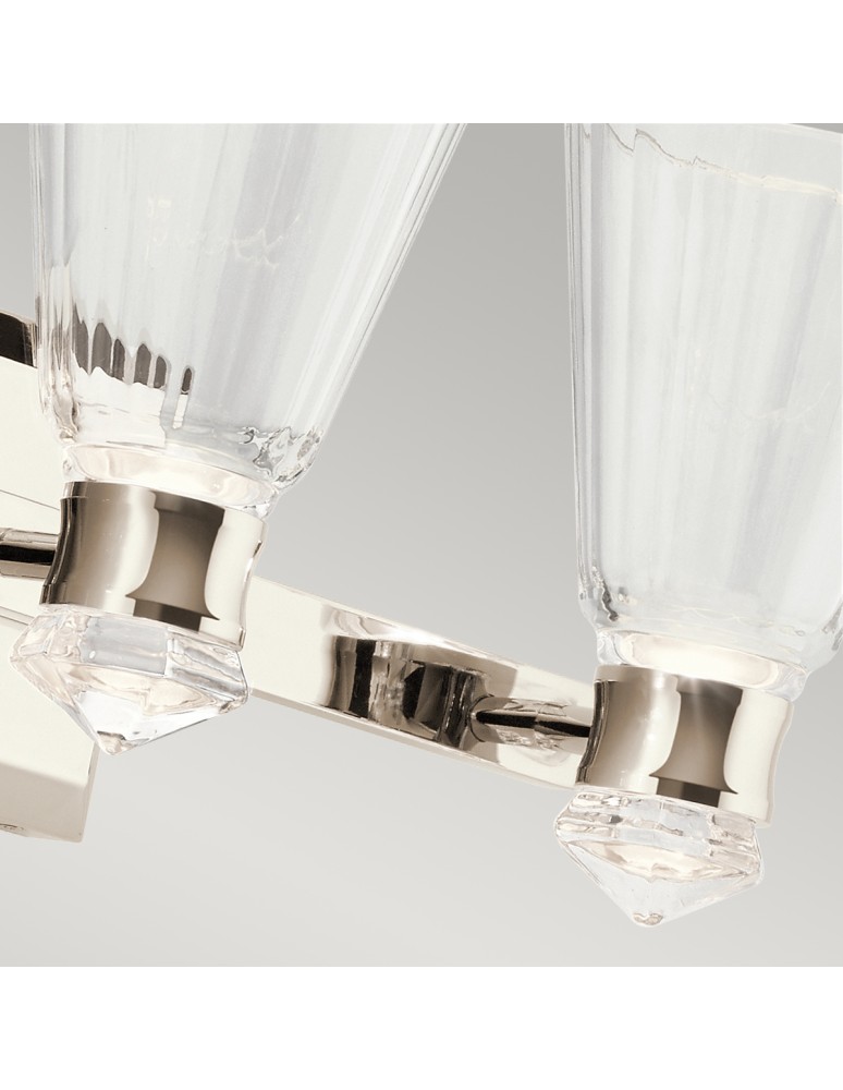 Quintiesse Kinkiet LED Kayva IP44 Elstead Lighting QN-KAYVA3-PN Quintiesse Kinkiet LED Kayva IP44 Elstead Lighting QN-KAYVA3-PN