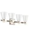 Quintiesse Kinkiet LED Kayva IP44 Elstead Lighting QN-KAYVA4-PN