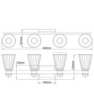 Quintiesse Kinkiet LED Kayva IP44 Elstead Lighting QN-KAYVA4-PN Quintiesse Kinkiet LED Kayva IP44 Elstead Lighting QN-KAYVA4-PN