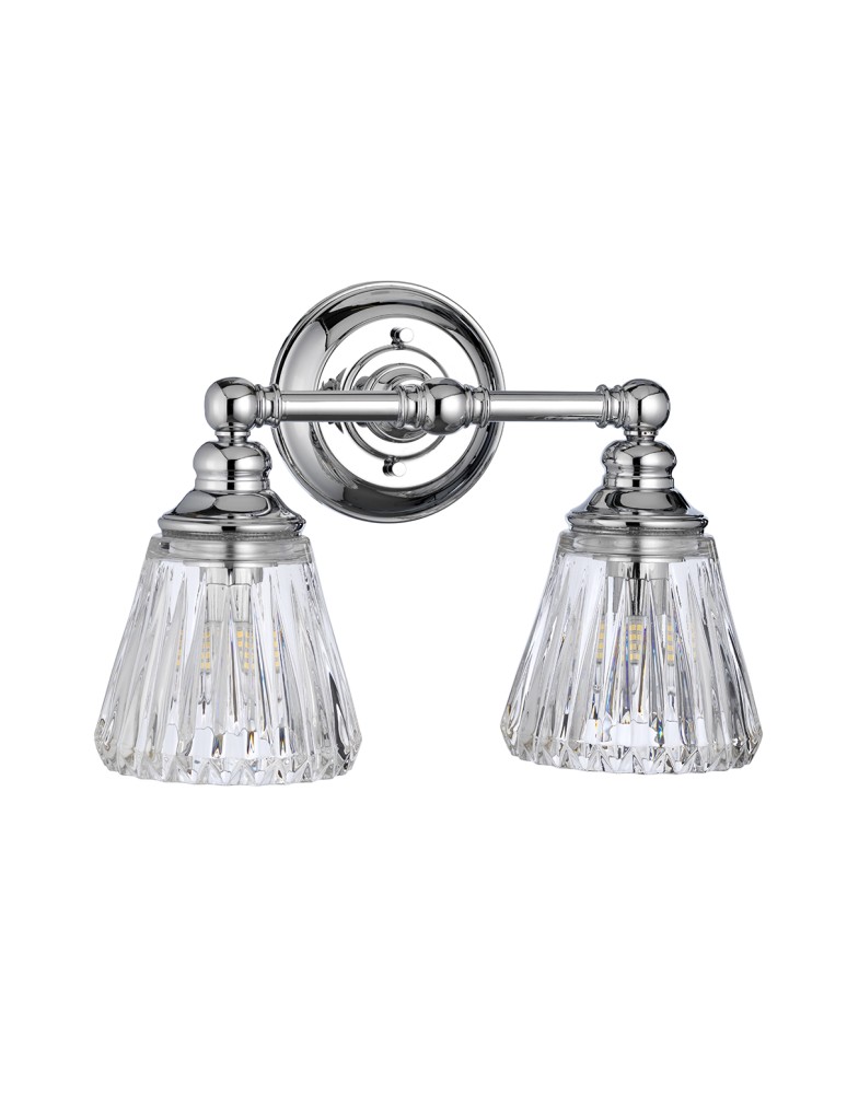 Quintiesse Kinkiet Keynes - 2 źródła światła IP44 Elstead Lighting QN-KEYNES2-BATH